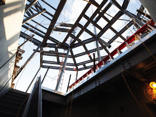 Construction of Air traffic control tower & building at Teterboro Airport