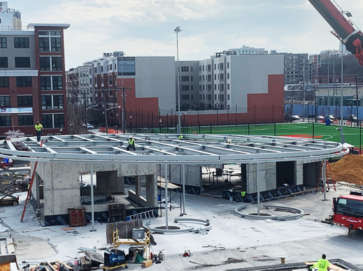 Construction of Merck Welcome Center